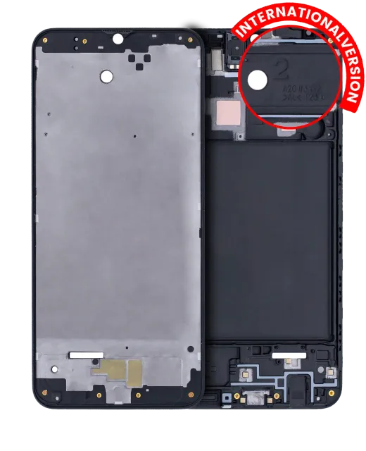 Rámeček LCD displeje pro Samsung Galaxy A20 (A205 / 2019) (mezinárodní verze)