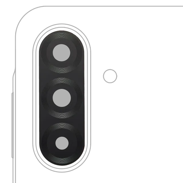 Sklíčko zadní kamery (jen sklo) s lepením pro Samsung Galaxy A17 4G (A175 / 2025) / A17 5G (A176 / 2025) (sada 2 ks) (Premium)