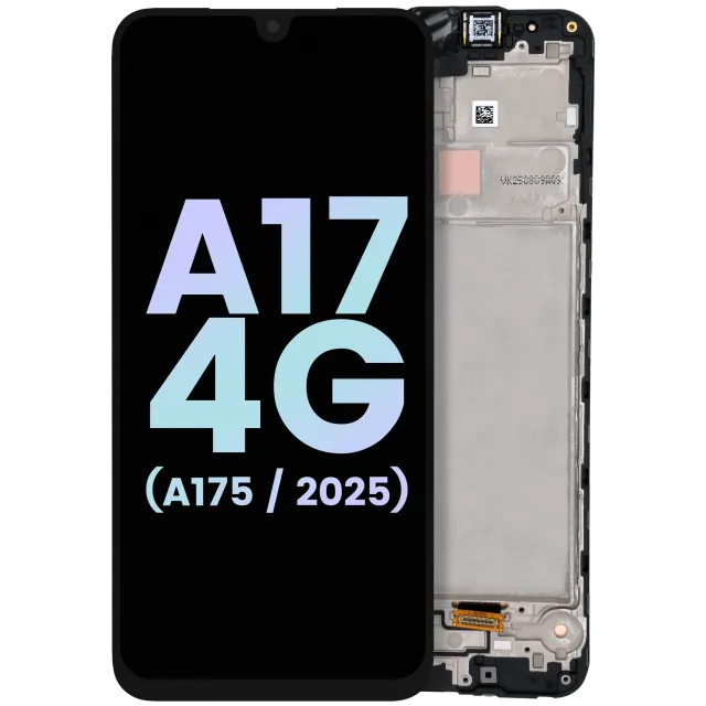 OLED displej s rámečkem pro Samsung Galaxy A17 4G (A175 / 2025) (Service Pack) (všechny barvy)