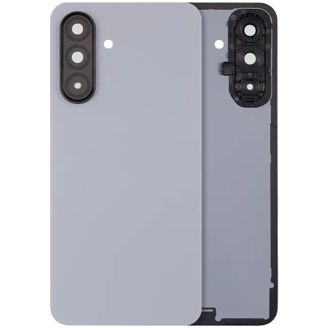 Zadní kryt se sklíčkem kamery pro Samsung Galaxy A17 5G (A176 / 2025) / A17 4G (A175 / 2025) (bez loga) (Aftermarket Plus) (šedá)