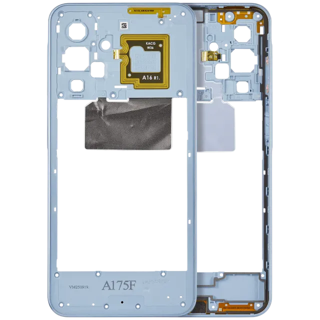 Střední rám (housing) pro Samsung Galaxy A17 4G (A175 / 2025) (Light blue)