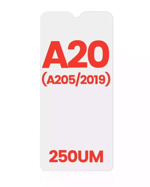 OCA lepicí vrstva pro Samsung Galaxy A20 (A205 / 2019) (balení 10 ks) (250um)