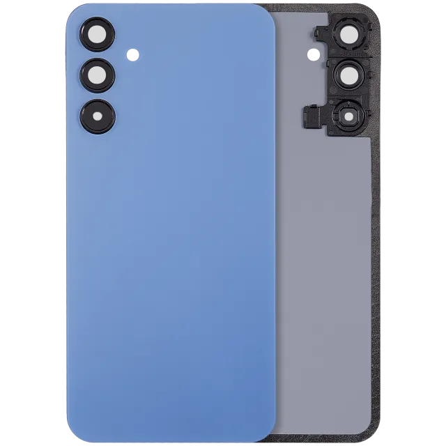 Zadní kryt se sklíčkem kamery pro Samsung Galaxy A15 5G (A156 / 2023) (bez loga) (Aftermarket Plus) (Optimistic Blue)