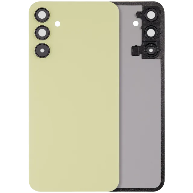 Zadní kryt se sklíčkem kamery pro Samsung Galaxy A15 5G (A156 / 2023) (bez loga) (Aftermarket Plus) (Personality Yellow)