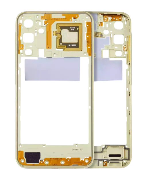 Střední rám (housing) pro Samsung Galaxy A15 (A155 / 2023) (Personality Yellow)