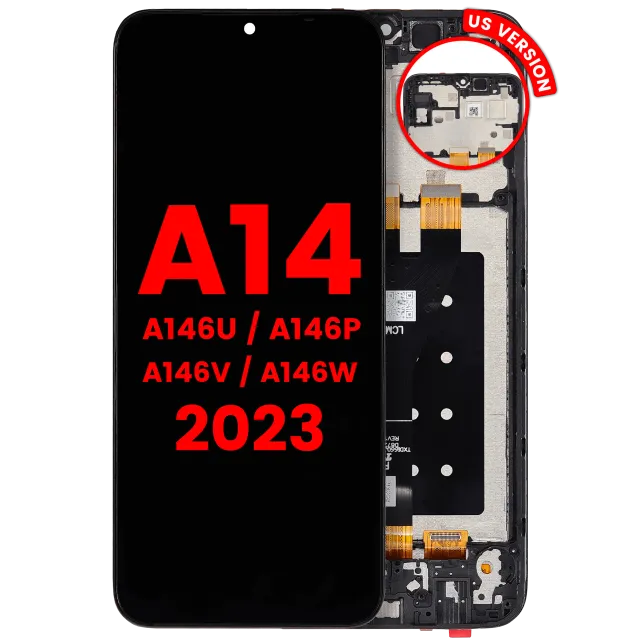 LCD displej s rámečkem pro Samsung Galaxy A14 5G (A146U / A146P / A146V / A146W / 2023) (US verze) (Aftermarket Plus) (všechny barvy)