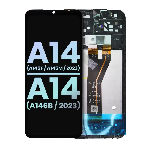 LCD displej s rámečkem pro Samsung Galaxy A14 4G (A145F / A145M / 2023) / A14 5G (A146B / 2023) (mezinárodní verze) (Service Pack) (všechny barvy)