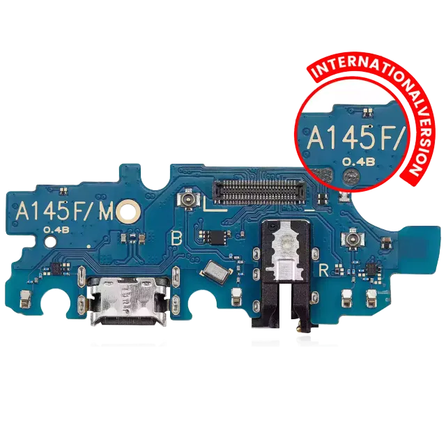 Nabíjecí konektor s deskou pro Samsung Galaxy A14 (A145F / 2023) (mezinárodní verze) (Aftermarket Plus)
