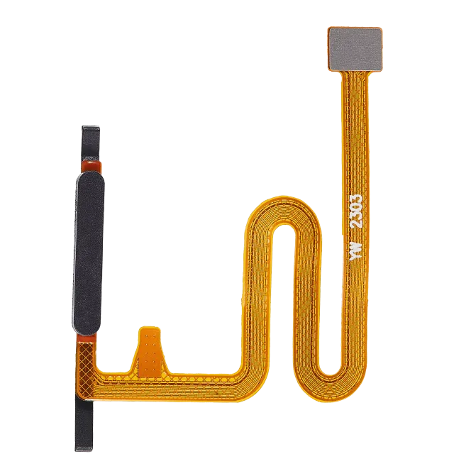 Otisků prstů čtečka s flex kabelem pro Samsung Galaxy A14 (A145P / 2023) (černá)