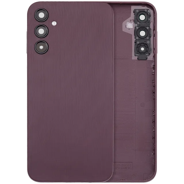 Zadní kryt se sklíčkem kamery pro Samsung Galaxy A14 4G (A145 / 2023) (bez loga) (Aftermarket Plus) (Dark Red)