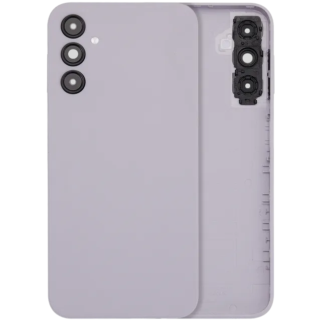 Zadní kryt se sklíčkem kamery pro Samsung Galaxy A14 5G (A146 / 2023) (bez loga) (Aftermarket Plus) (stříbrná)