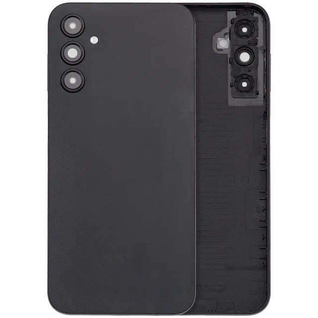 Zadní kryt se sklíčkem kamery pro Samsung Galaxy A14 5G (A146 / 2023) (bez loga) (Aftermarket Plus) (černá)