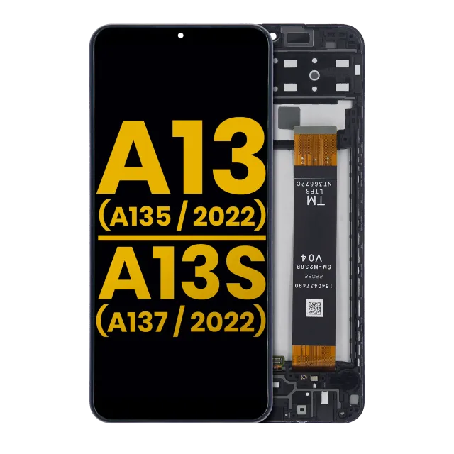 LCD displej s rámečkem pro Samsung Galaxy A13 4G (A135 / 2022) / A13s (A137 / 2022) (repasovaný) (všechny barvy)