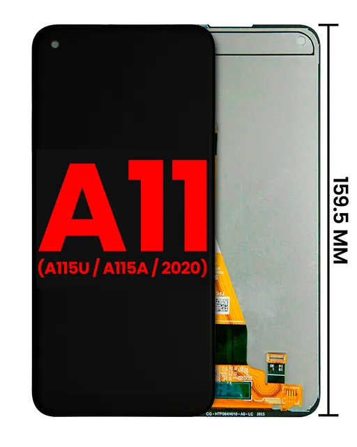 LCD displej bez rámečku pro Samsung Galaxy A11 (A115U / A115A / 2020) (US verze) (Aftermarket Plus) (všechny barvy)