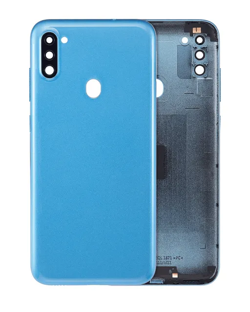 Zadní kryt se sklíčkem kamery pro Samsung Galaxy A11 (A115 / 2020) (mezinárodní verze) (Aftermarket Plus) (modrá)