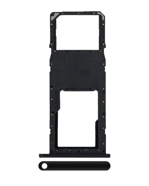 SIM šuplík (jedna SIM) pro Samsung Galaxy A11 (A115 / 2020) (černá)