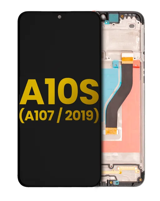LCD displej s rámečkem pro Samsung Galaxy A10s (A107 / 2019) (repasovaný) (všechny barvy)