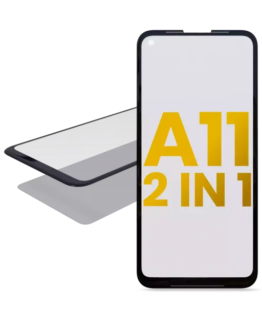 2v1 přední sklo s OCA pro Samsung Galaxy A11 (A115 / 2020) (US verze)
