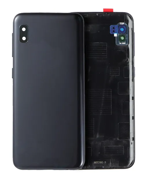 Zadní sklo se sklíčkem kamery pro Samsung Galaxy A10E (A102 / 2019) (Service Pack) (černá)