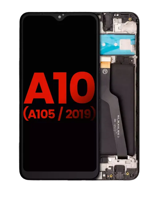 LCD displej s rámečkem pro Samsung Galaxy A10 (A105 / 2019) (Single Card Version) (Aftermarket Plus) (všechny barvy)
