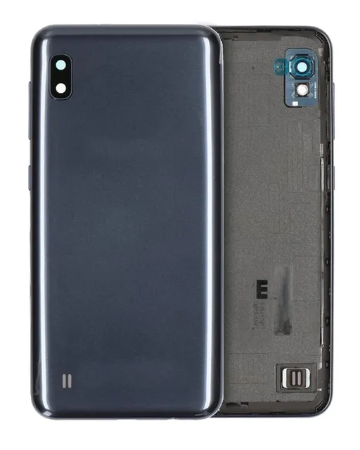Zadní sklo se sklíčkem kamery pro Samsung Galaxy A10 (A105 / 2019) (Service Pack) (černá)
