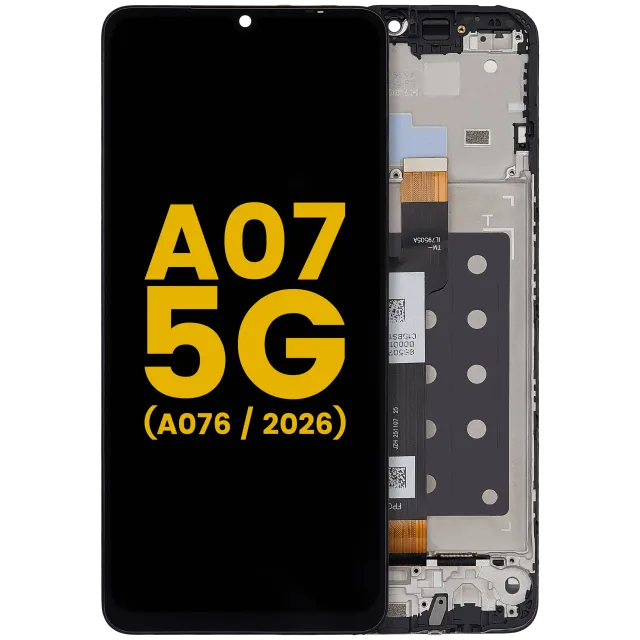 LCD displej s rámečkem pro Samsung Galaxy A07 5G (A076/ 2026) (repasovaný) (všechny barvy)