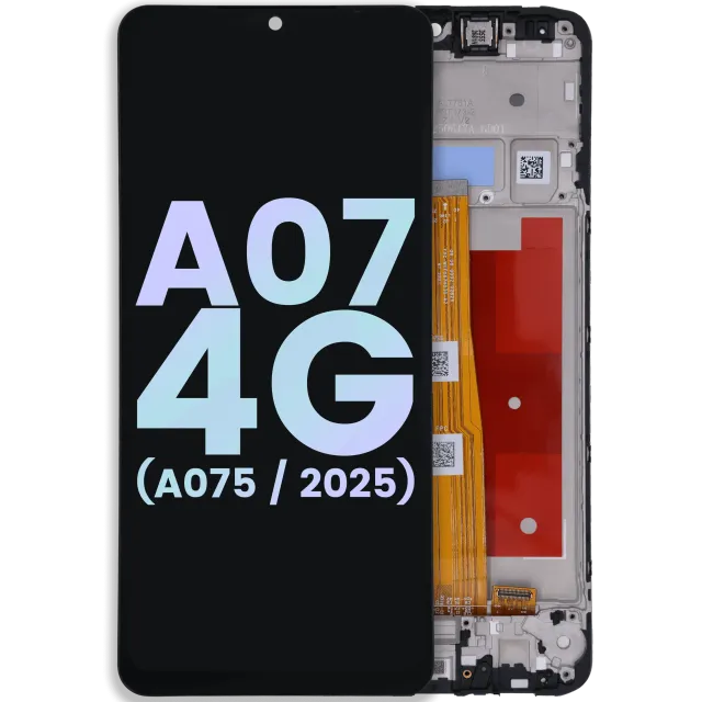 LCD displej s rámečkem pro Samsung Galaxy A07 4G (A075 / 2025) (Service Pack) (všechny barvy)