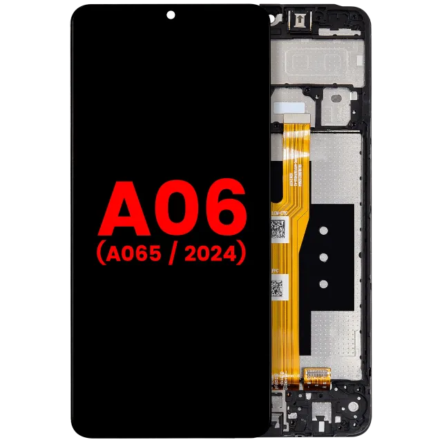 LCD displej s rámečkem pro Samsung Galaxy A06 (A065 / 2024) (Aftermarket Plus) (všechny barvy)