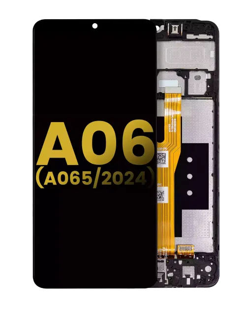 LCD displej s rámečkem pro Samsung Galaxy A06 (A065 / 2024) (repasovaný) (všechny barvy)