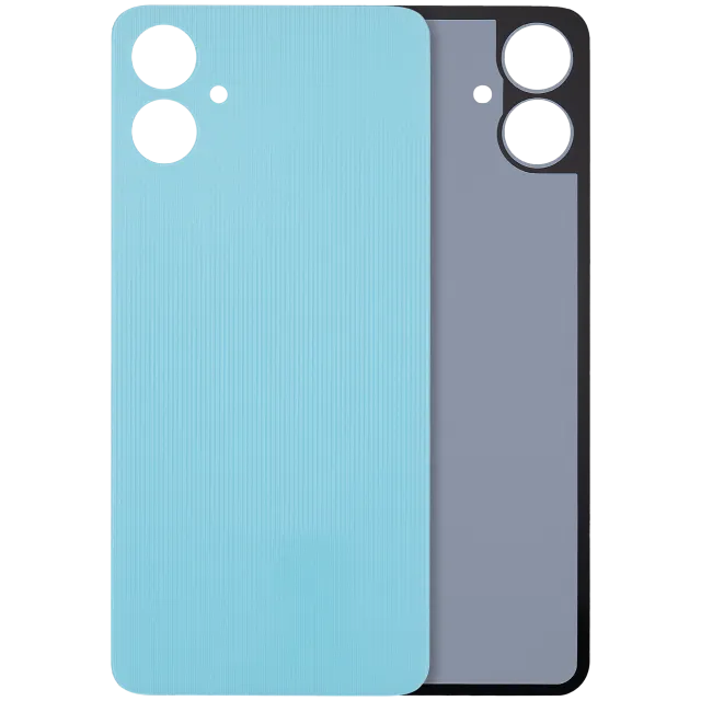 Zadní kryt se sklíčkem kamery pro Samsung Galaxy A06 4G (A065 / 2024) (bez loga) (Aftermarket Plus) (modrá)