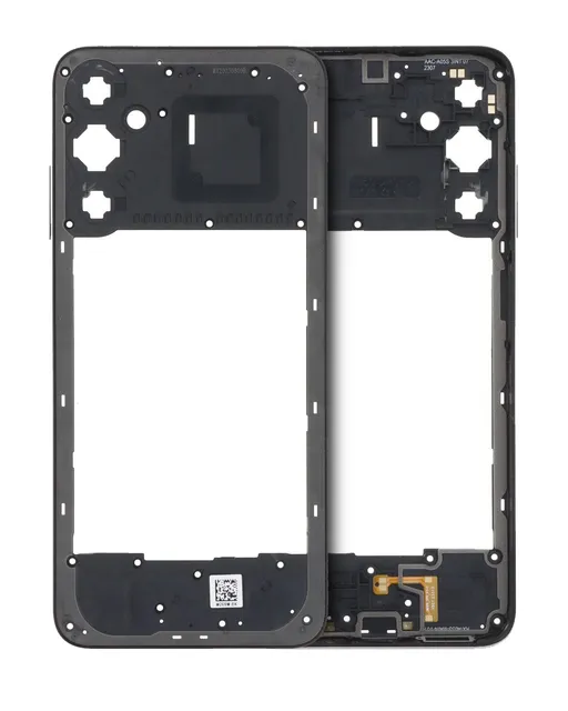 Střední rám (housing) pro Samsung Galaxy A05S (A057 / 2023) (černá)