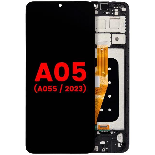 LCD displej s rámečkem pro Samsung Galaxy A05 (A055 / 2023) (Aftermarket Plus) (všechny barvy)