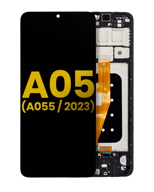 LCD displej s rámečkem pro Samsung Galaxy A05 (A055 / 2023) (repasovaný) (všechny barvy)