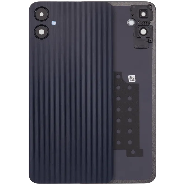 Zadní kryt se sklíčkem kamery pro Samsung Galaxy A05 4G (A055 /2023) (bez loga) (Aftermarket Plus) (černá)