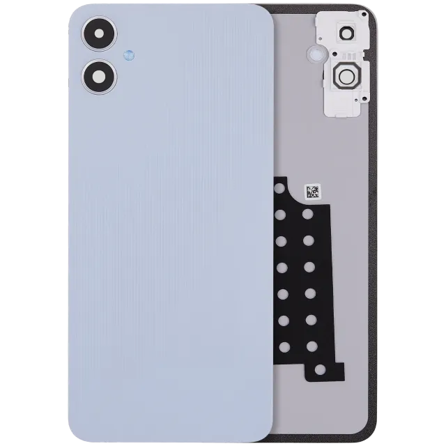 Zadní kryt se sklíčkem kamery pro Samsung Galaxy A05 4G (A055 / 2023) (bez loga) (Aftermarket Plus) (stříbrná)