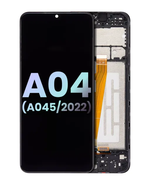 LCD displej s rámečkem pro Samsung Galaxy A04 (A045 / 2022) (Service Pack) (všechny barvy)