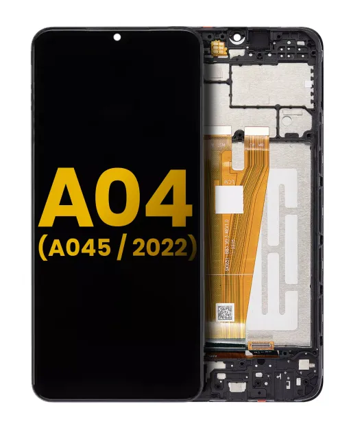 LCD displej s rámečkem pro Samsung Galaxy A04 (A045 / 2022) (repasovaný) (všechny barvy)