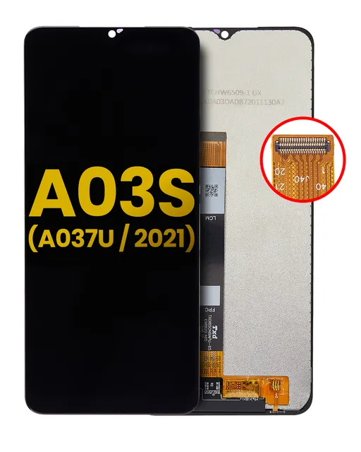 LCD displej bez rámečku pro Samsung Galaxy A03s (A037U / 2021) (US verze) (repasovaný) (všechny barvy)