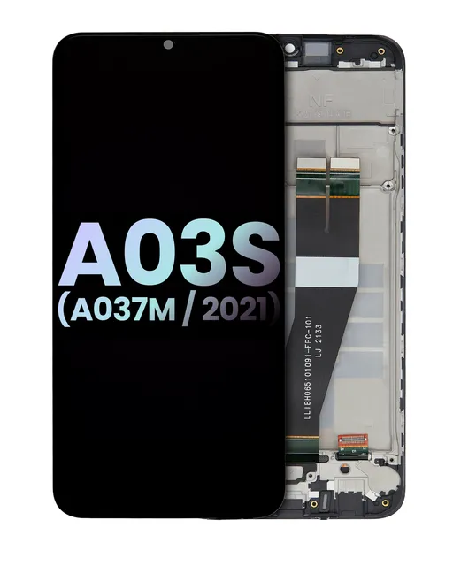 LCD displej s rámečkem pro Samsung Galaxy A03s (A037M / 2021) (Single Sim) (Type C Frame) (Service Pack) (všechny barvy)