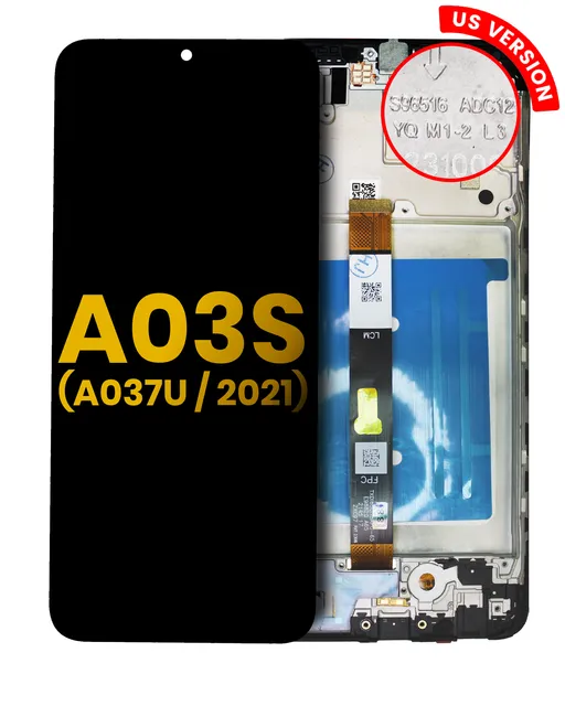 LCD displej s rámečkem pro Samsung Galaxy A03s (A037U / 2021) (US verze) (repasovaný) (všechny barvy)