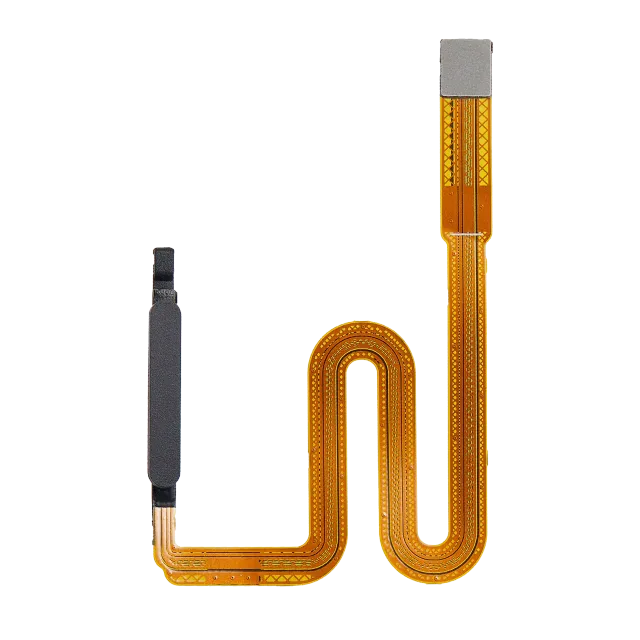 Otisků prstů čtečka s flex kabelem pro Samsung Galaxy A03S (A037F / 2021) (černá)