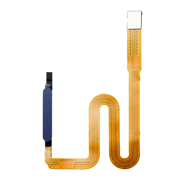 Otisků prstů čtečka s flex kabelem pro Samsung Galaxy A03S (A037F / 2021) (modrá)