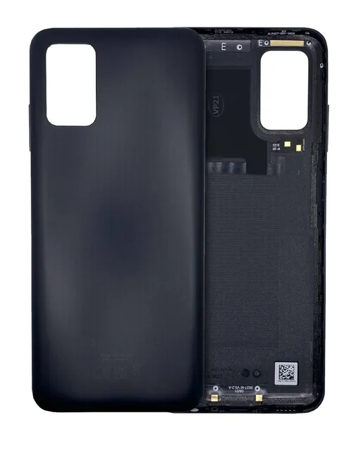 Zadní sklo pro Samsung Galaxy A03S (A037M / 2021) (Service Pack) (černá)