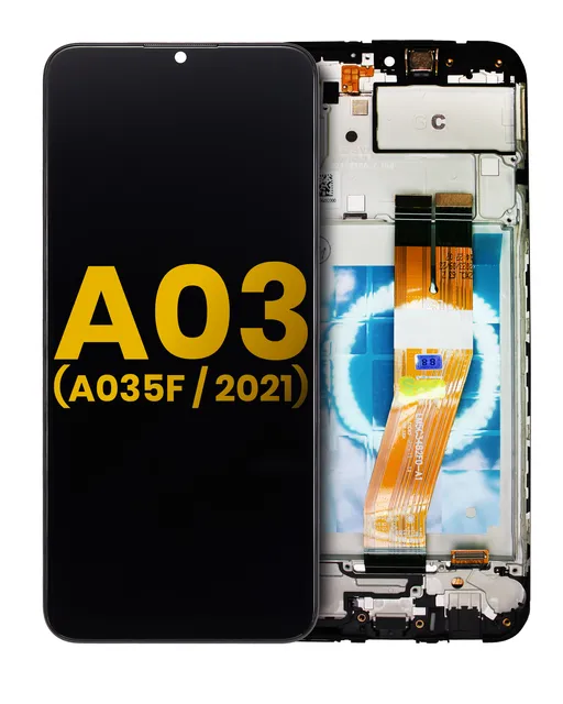 LCD displej s rámečkem pro Samsung Galaxy A03 (A035F / 2021) (mezinárodní verze) (repasovaný) (všechny barvy)