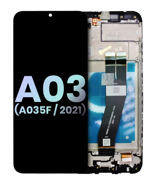 LCD displej s rámečkem pro Samsung Galaxy A03 (A035 / 2021) (mezinárodní verze) (Service Pack) (všechny barvy)