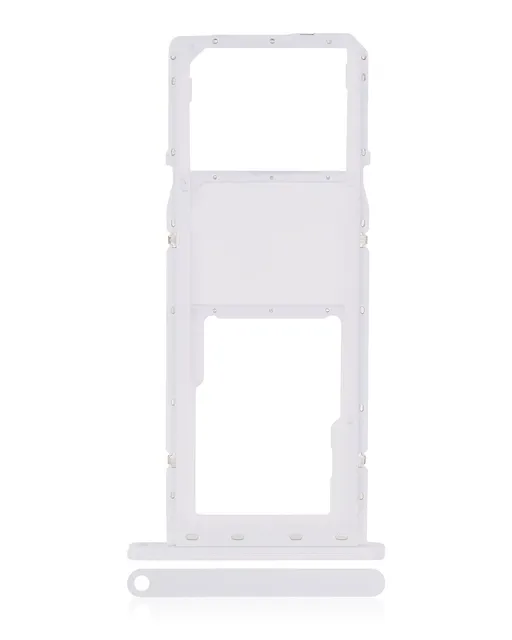 SIM šuplík (jedna SIM) pro Samsung Galaxy A02S (A025 / 2020) / A03 (A035 / 2021) (bílá)