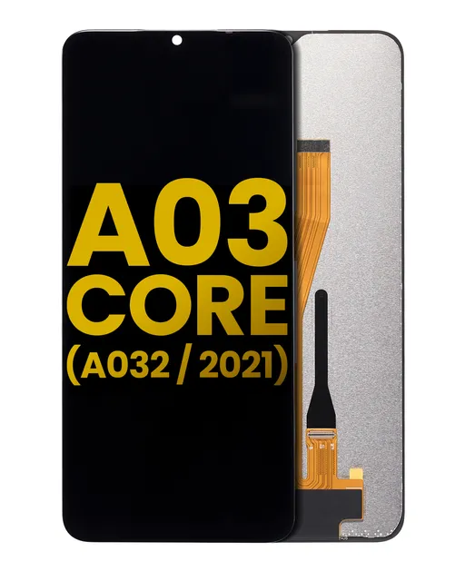 LCD displej bez rámečku pro Samsung Galaxy A03 Core (A032 / 2021) (repasovaný) (černá)