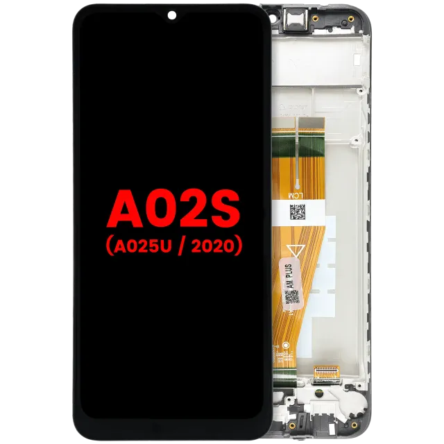 LCD displej s rámečkem pro Samsung Galaxy A02S (A025U / 2020) (US verze) (Aftermarket Plus) (všechny barvy)