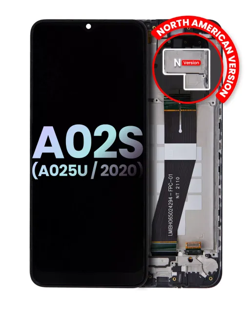 LCD displej s rámečkem pro Samsung Galaxy A02S (A025U / 2020) (US verze) (Service Pack) (všechny barvy)