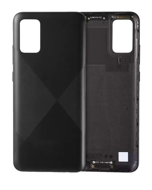 Zadní sklo pro Samsung Galaxy A02S (A025 / 2020) (Service Pack) (černá)